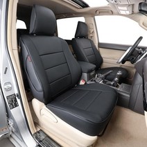 EKR 포드 브롱코 4DR 베이스 빅 벤드 아우터 뱅크 WILDTRAK Heritage Limited 2023용 맞춤형 핏 카시트 커버 - 가죽(블랙), 2021-23 Bronco 4dr(No Raptor,D
