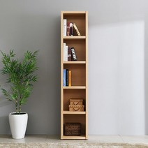 [커프] [KUF] 리토 400 5단 오픈형 책장, 색상:월넛