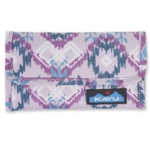 카부 KAVU Mondo Spender 지갑 3단 여행용 클러치 - 모하비, Purple Ikat