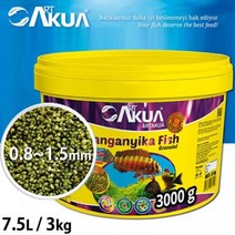 [헬로아쿠아]아트아쿠아 탕가니카 7.5L 시클리드 육식어 영양사료, 단일속성