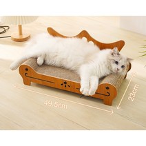 럭셔리 캣볼 나만의 냥 안식처 쇼파 스크래쳐 골판지 집사 고양이 침대 쇼파 대형 숨숨집, O