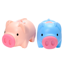 C2L 2P 팬시 돼지 저금통 중 나눔저금통 기부저금통 동물저금통 동전모금함 플라스틱저금통 캐릭터저금통 예쁜저금통