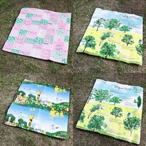 마트498 칼라 돗자리 매트 150x150cm 등산용 피크닉준비물 꽃놀이 피크닉용품 얇은매트 야외용 단풍구경준비물 캠핑