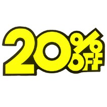 피오피글씨카드 10매 20프로 POP글씨 쇼케이스가격표시대 마트광고