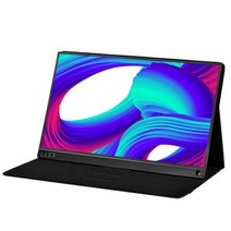 4K 휴대용 모니터 15.6인치 hdmi 베젤리스 터치 IPS패널, 14인치(배터리X터치X)