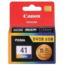 캐논 정품잉크 CL-41, 컬러, 1개