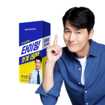 뉴트리원 정우성 숙취해소젤리 복숭아맛 타이밍 헛개 1500 스틱형 젤리 숙취해소음료 헛개나무과병추출분말, 1박스, 10포, 18g
