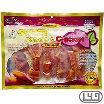 말티즈 강아지육포간식 고구마대용량 소형견 맛있는, 1개