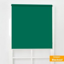우드블라인드 창문햇빛가리개 SCHRLING100 암막 장력 롤러 블라인드 마운트 내부에 드릴 설치 없음 윈도우 룸용 셔터, Green+W90xH180cm