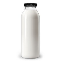 MIR 유리병 우유병 750ml 카페 더치 밀크 음료 보관 보틀, PP캡 화이트