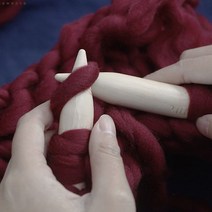 대바늘 숏팁 모사용 코바늘 뜨개질 뜨개용품 뜨개질바늘 세트 원형 목재 15/20/25mm 플라스틱 튜브 스웨터 크로셰 후크, 25mm