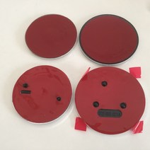 88휠 카본 픽시 휠셋 1pcs 블랙 실버그린풀 블랙 90mm 80mm 88mm 79mm 100mm 자동차 프론트 후드 보닛 엠블럼 리어 테일 트렁크 배지 스티커 스타일링, 100mm 매트 블랙