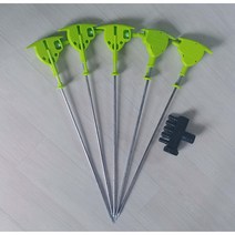 침봉기5개+5구분배기1개 손침봉기 수동침봉기 스프링침봉기 버섯배지 표고버섯, 25cm