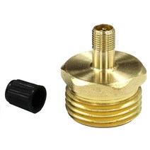 Vibrant Yard Co. LLC 타이어 팽창 슈레이더 밸브 - 수 정원 호스 수도꼭지 | RV 캠핑카 및 여행용 트레일러용 윈터라이즈 블로우 아웃 어댑터 피팅 (솔리드 무연