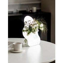 프리츠한센 이케바나 화병 st 거울 꽃병, 아크릴 꽃병 - 화려한 (꽃 없음)