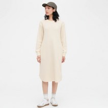 일본 유니클로 와플 크루 넥 원피스