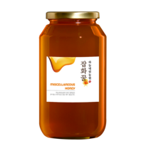 국산꿀 강원도 천연벌꿀 잡화꿀 1.2kg, 1개