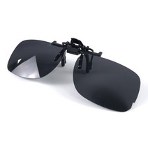 클립온 선글라스 안경부착 플립형 선글라스 블랙