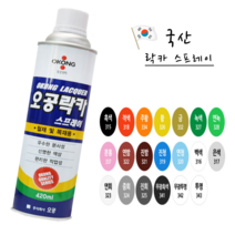 자전거 자동차 오토바이 휠 셀프 도색 내열 페인트 스프레이 19색, 무광흑색