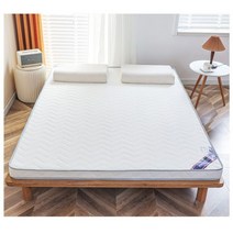 침대 데이베드 접이식 다다미 매트리스 침실 학생 기숙사 수면 싱글 더블 미끄럼 방지 부드러운 라텍스 바닥 매트 방바닥에서 사용 가능 117801, 200x220cm