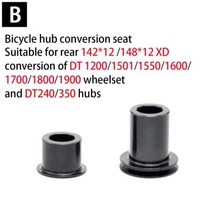 자전거허브 DT SWISS 350 240 180 휠셋 및 240350 에 적합한 자전거 허브 변환 시트 forSRAM 프리휠에 적합, B Adapter cap