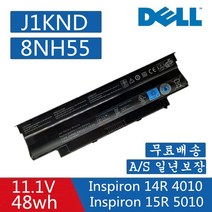 DELL 노트북 N4010 J1KND N5010 호환용 배터리 312-0233 312-0234