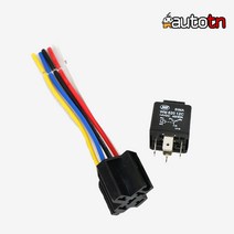 CD 12V 오토바이 자동차 40A 14DVC 5P릴레이 상시후미등, 1개, 5P릴레이 40A 14DVC