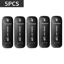 인터넷 라우터 와이파이 Dropshipping 1-12pcs 4g lte 무선 usb, 5pcs 블랙