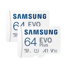 삼성전자 마이크로 SD 메모리카드 2p + 어댑터 2p, 64GB