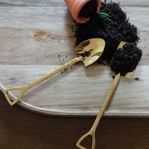 더러쉬_맛있는 삽질 디저트스푼 삽스푼 4개, 골드2+골드2