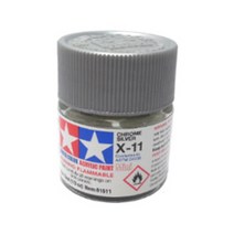 (81511) 타미야 아크릴 도료 X-11 크롬 실버 유광 10ml