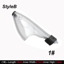 1pc 뜨거운 4 스타일 플라스틱 커버 프로텍터 극 보호 모자 바다 막대 모자 낚싯대 모자, 13 Style B-1