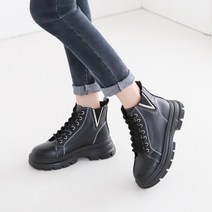 여자 끈있는 아웃솔 청키통굽 워커