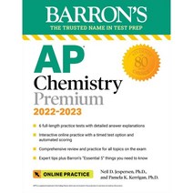 Barron's AP Chemistry Premium 2022-2023:6 Practice Tests Comprehensive Content Review & Pract..., Barrons Educational Series
