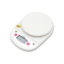 오펠 3kg 대용량 주방저울 OF-3004B 베이비핑크, 화이트, One Size