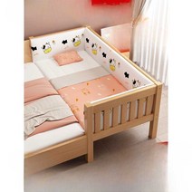 침대 확장 프레임 나무 원목선반 연장 늘리기 평상형, 양면가드(5cm라텍스)180x48cm