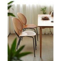 창조적 쉘 디자인 복고풍 의자 태양 의자 빈티지, (팔걸이 포함) 회색 목재 표면