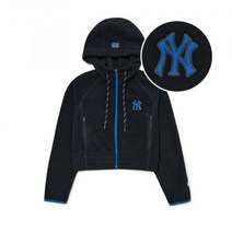 MLB 엠엘비 여성 애슬레저 폴라폴리스 후드집업 NY (Black)