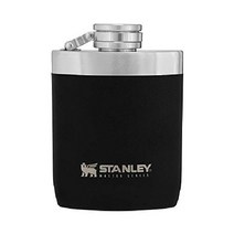 스탠리 힙플라스크 위스키 휴대용 보틀 술병 양주병 등산 캠핑 스텐 포켓 물통 236ml, 파운드리 블랙