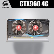 VEINEDA Original GTX 960 4GB 128Bit GDDR5 1140MHz/7012MHz 그래픽 카드 nVIDIA Geforce 게임 GTX960 4g, 한개옵션0