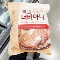 CJ CJ 백설 너비아니 560g x 1개, 아이스보냉백포장
