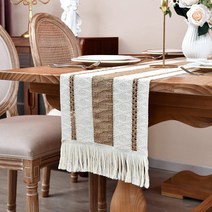 술 테이블 타월 짠 긴 테이블 러너 커버 타월, MX07 4 면 실. 린브 술, 30*120cm