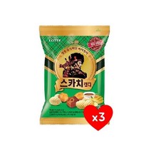 롯데 스카치 세가지 157g 3개 발효버터 사무실간식 탕비실사탕 유아간식 군것질 졸음방지, 5개