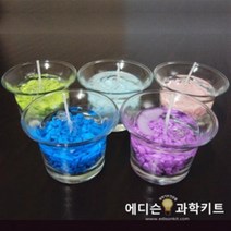 젤리양초만들기(12인용)-유리 내열용기 포함, 하늘