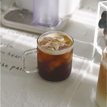 카페 유리컵 내열유리 머그컵 네스프레소 버츄오 2P 세트, 360ml 2Px1set