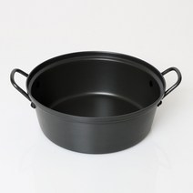 에브리 국산 블랙 경질 전골 냄비, 32cm, 국수