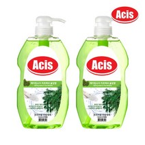 아키스 베이킹소다 주방세제 솔잎향 780ml x2개 설거지 1종주방세제 주방용 야채과일세척 물때 항균 대용량 기름기 식물성보습, 단품