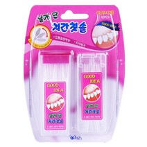 날개단치간칫솔 이쑤시개 잇몸관리 치석제거 휴대용, 1개, 80개