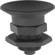 Kipp 03089-2206A5 Steel Indexing Plunger Black Oxide Finish Pull Knob B Style Locking Pin Harden, 1