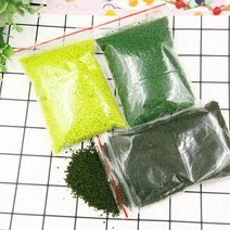 잔디 나무 파우더 가루 테라리움 화분 디오라마 DIY 만들기 재료 미니어처, 4.노란색